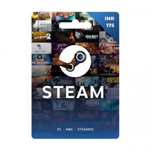 Steam Wallet Digital Gift Voucher INR 175