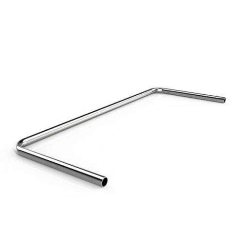 Bykski 500mm/200mm Pre-Bent Double Metal Rigid Tubing 14mm ID x 16mm OD - Chrome Plated Copper (B-PPCTP500X200-16)