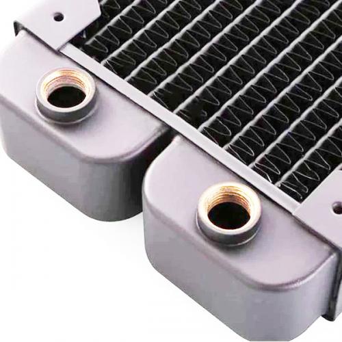 Bykski TK Series 240mm x 39mm Water Cooling Radiator - White (B-RD240-TK-WH)