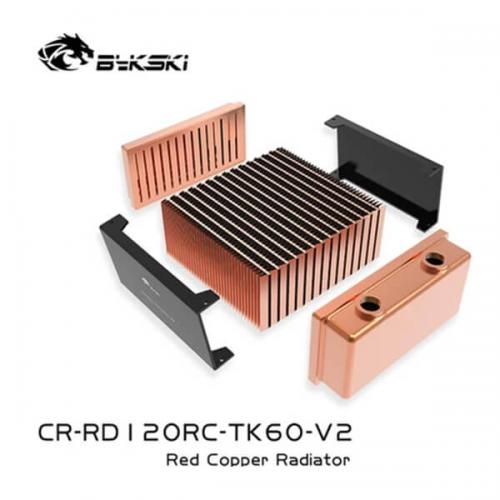 Bykski TK60 V2 RC Series 120mm x 60mm Water Cooling Radiator - Black (CR-RD120RC-TK60-V2)