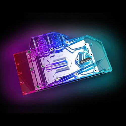 Bykski ARGB GPU Water Block With Backplate For Gigabyte RTX 3070 Eagle, Vision and Gaming OC - Clear Acrylic (N-GV3070GMOC-X)