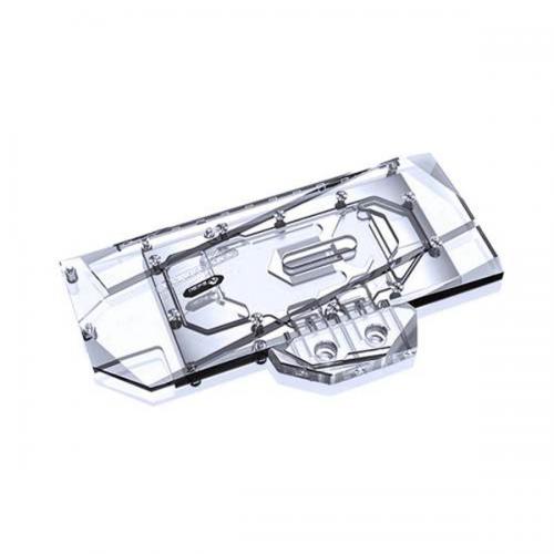 Bykski ARGB GPU Water Block With Backplate For MSI RTX 3090 And RTX 3080 Ventus 3X OC - Clear Acrylic (N-MS3090VES-X)