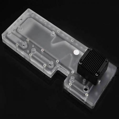 Bykski ARGB Distro Plate For Cooler Master MasterCase H500P (RGV-CM-H500-V2) And DDC Pump (B-PMD3-COV)