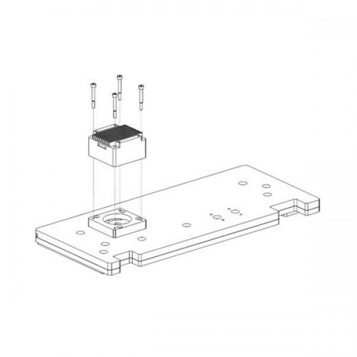 Bykski ARGB Distro Plate For Corsair 680X (RGV-COS-680X-P) And DDC Pump (B-PMD3-COV)