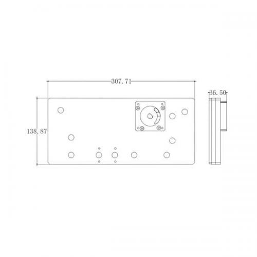 Bykski ARGB Distro Plate For Lian Li PC-O11 Dynamic Mini (RGV-LAN-O11-MINI-P) And DDC Pump (B-PMD3-COV)