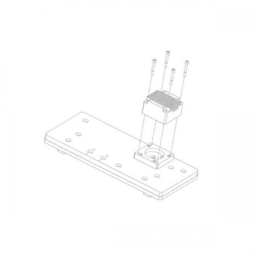 Bykski ARGB Distro Plate For Lian Li PC-O11 Dynamic Mini (RGV-LAN-O11-MINI-P) And DDC Pump (B-PMD3-COV)