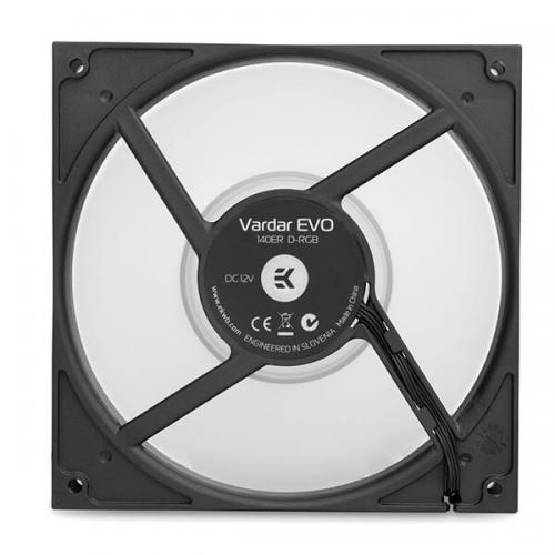 EK-Vardar EVO 140ER - 140mm D-RGB Cooling Fan (2200RPM, 84CFM) - Black