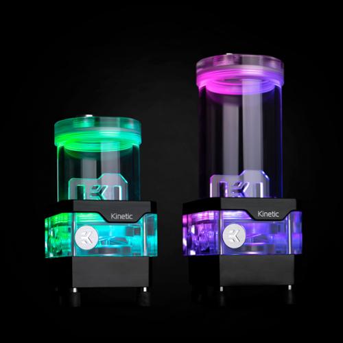 EK-Quantum Kinetic - Pump Reservior Combo - TBE 160 DDC PWM D-RGB - Plexi