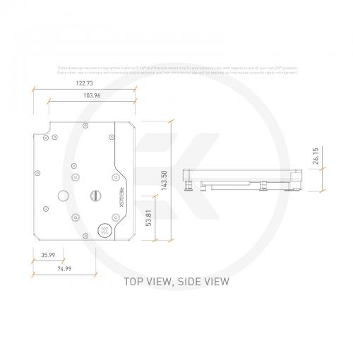 EK-Quantum Momentum Aorus X570 Elite D-RGB - Plexi