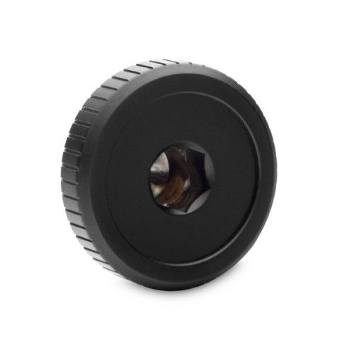 EK-Quantum Torque - Stop Plug With Badge - Satin Black