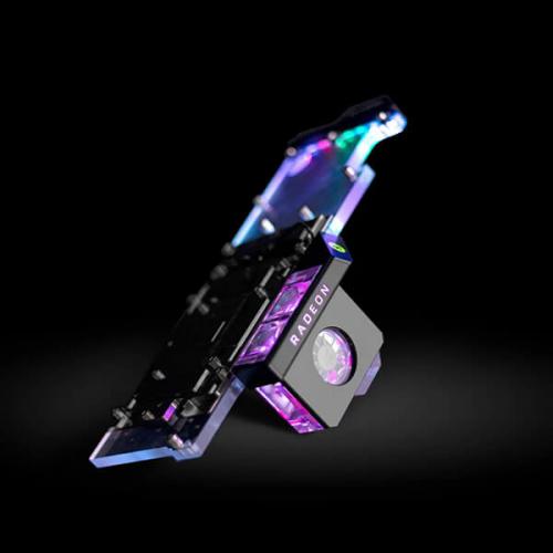 EK-Quantum Scalar - Flow Indicator - Top-To-Bottom - D-RGB - Black