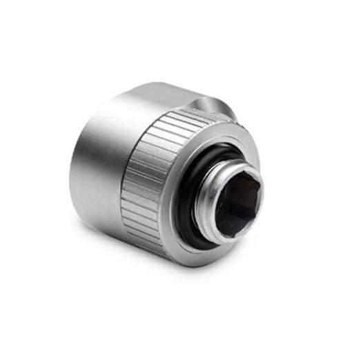 EK-Quantum Torque - Rotary Offset 7 - 7mm Male-Female Adapter Fitting - (Satin Titanium)