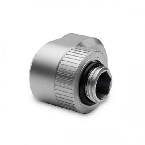 EK-Quantum Torque - Rotary Offset 14 - 14mm Male-Female Adapter Fitting - (Satin Titanium)