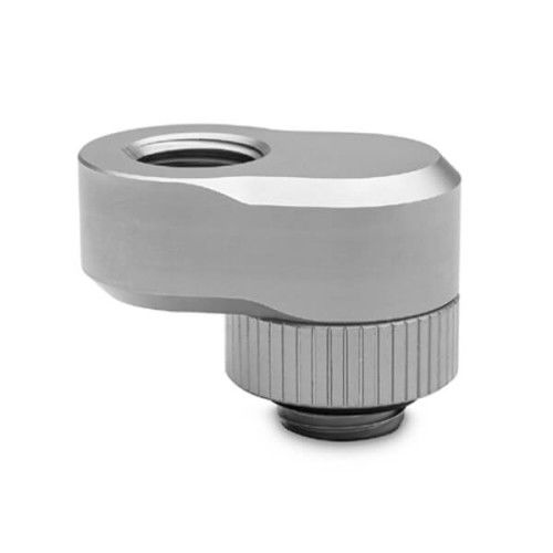 EK-Quantum Torque - Rotary Offset 14 - 14mm Male-Female Adapter Fitting - (Satin Titanium)