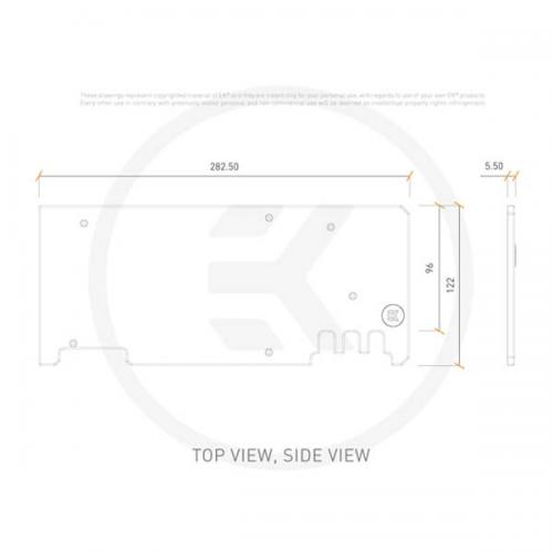 EK-Quantum Vector Xtreme RTX 3080/3090 Backplate - Black