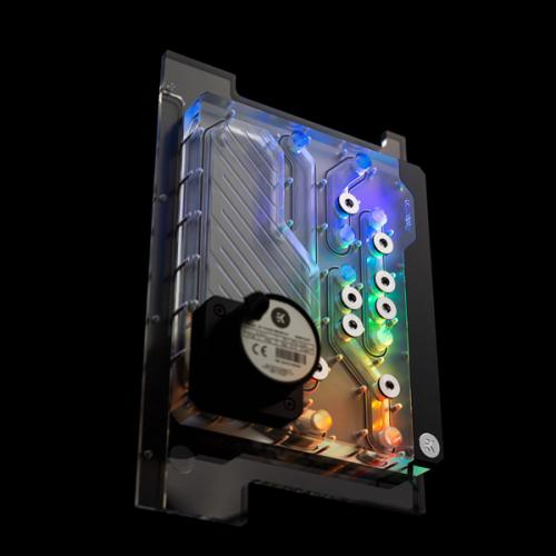 EK-Quantum Reflection Distro Plate For Lian Li PC-O11 Dynamic Mini With D5 PWM Pump and ARGB Lighting