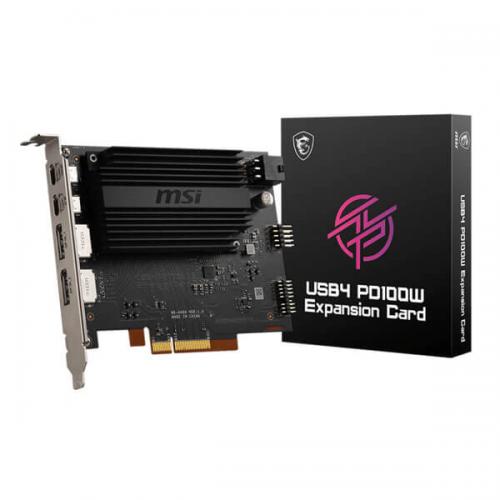 MSI USB4 PD100W Expansion Card (Black)