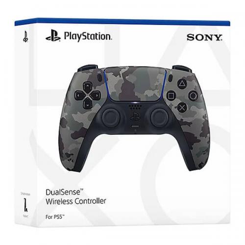 Sony PlayStation 5 DualSense Wireless Controller (Gray Camouflage)