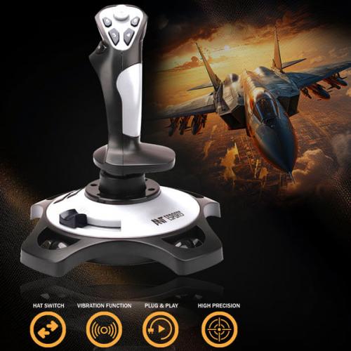 Ant Esports JS55 Joystick for Flight Simulation(Black-Grey)