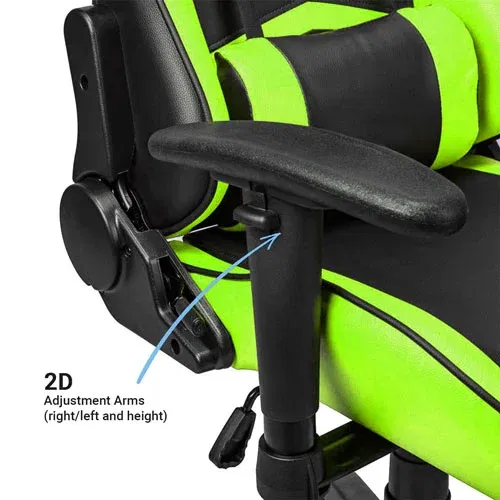 Ant Esports 9077 Ergonomic Black and Green Gaming Chair