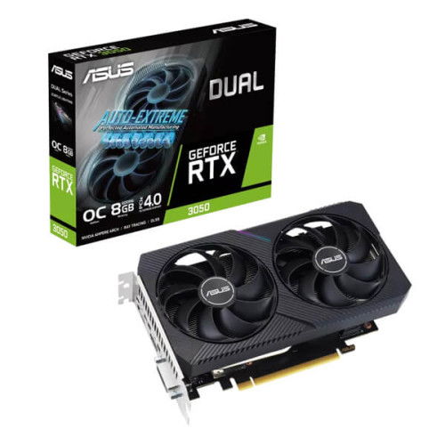 Asus Dual RTX 3050 V2 OC Edition 8GB Graphics Card