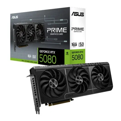 ASUS Prime RTX 5080 16GB GDDR7 Graphics Card