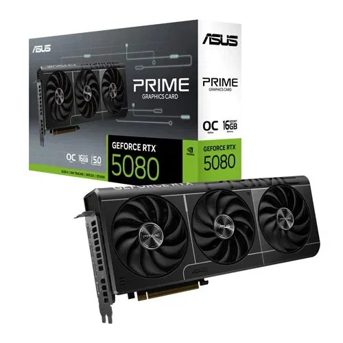 ASUS Prime RTX 5080 OC 16GB GDDR7 Graphics Card