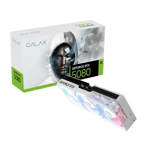 GALAX RTX 5080 1-Click OC White 16GB GDDR7 Graphics Card