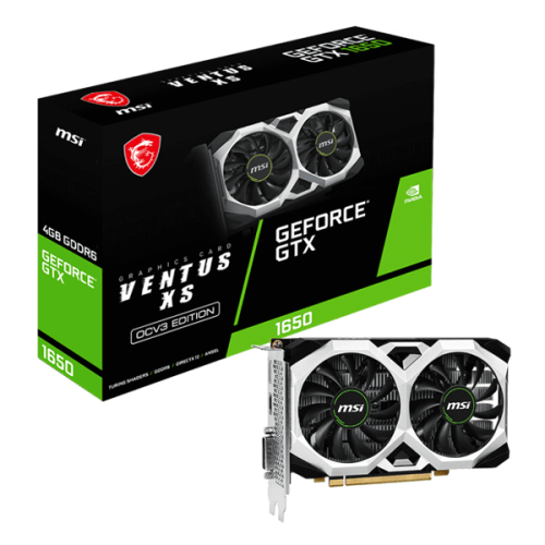 MSI GTX 1650 D6 Ventus XS OCV3 4GB Graphics Card