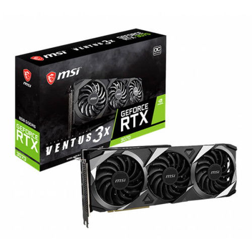 MSI RTX 3070 Ventus 3X OC LHR 8GB Gaming Graphics Card