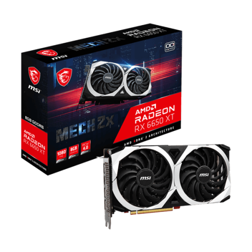 MSI RX 6650 XT Mech 2X OC 8GB Gaming Graphics Card