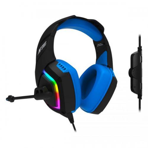 Ant Esports H530 Multi Platform Pro RGB Gaming Headset (Black-Blue)