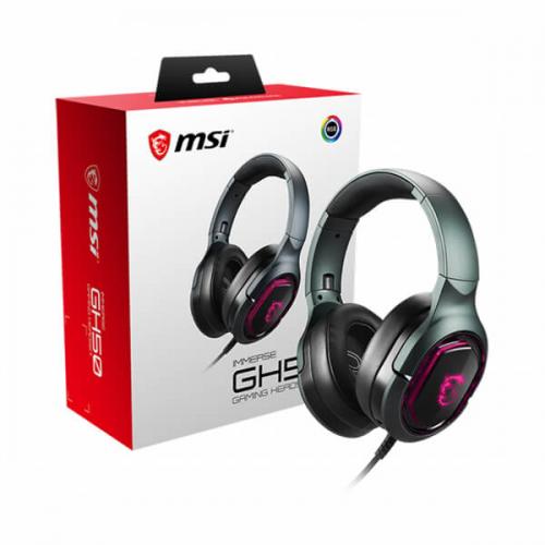 MSI Immerse GH50 RGB Gaming Headset (Black)