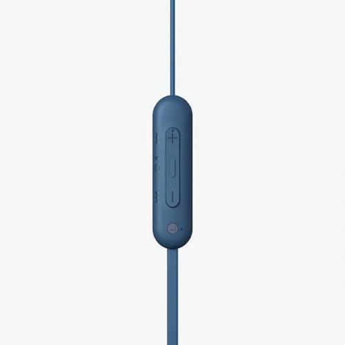 Sony WI-C100 Bluetooth Wireless In-Ear Earphone (Blue)