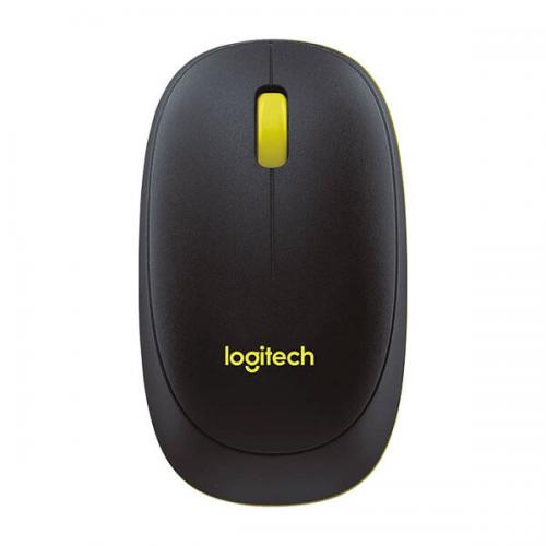 Logitech MK240 Nano Wireless Keyboard and Mouse Combo (Black-Yellow)