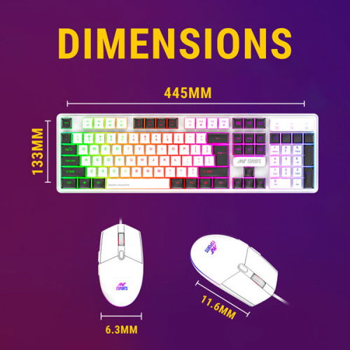 Ant Esports KM1610 Gaming Keyboard and Mouse Combo