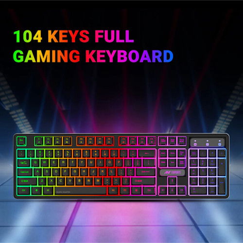 Ant Esports KM1650 Pro Gaming Keyboard and Mouse Combo (Black)