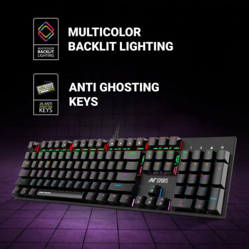 Ant Esports MK3200 V2 Blue Switches Mechanical Gaming Keyboard