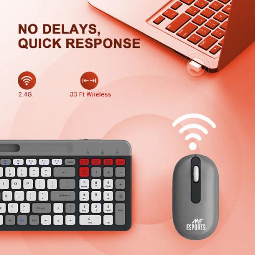 Ant Esports WKM22 Wireless Keyboard and Mouse Combo