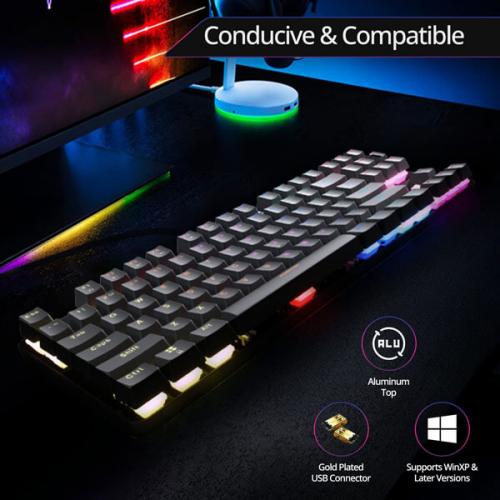 Coconut K12 Orion Tenkeyless Mechanical Gaming Keyboard Red Switches