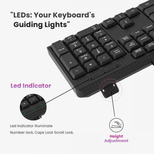 EVM Wired Keyboard - Black (EVM-WDK-216)