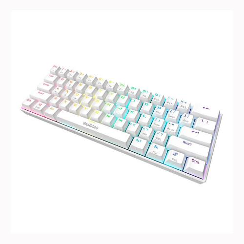 Gamdias Hermes E3 Blue Switches Mechanical Gaming Keyboard (White)