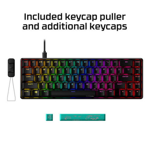 HyperX Alloy Origins 65 Mechanical Gaming Keyboard (Aqua Tactile Switches)