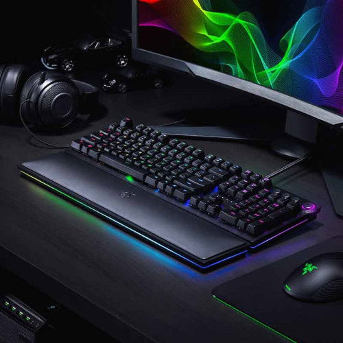 Razer Huntsman Elite Mechanical Gaming Keyboard Linear Optical Red Switches (Black)