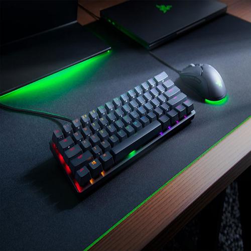 Razer Huntsman Mini Gaming Keyboard Clicky Optical Purple Switches (Black)