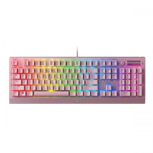 Razer BlackWidow V3 Mechanical Gaming Keyboard Green Switches (Quartz Pink)