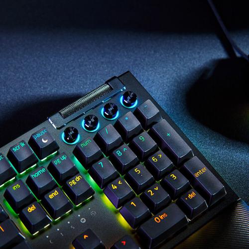 Razer BlackWidow V4 Mechanical Gaming Keyboard with Green Switches