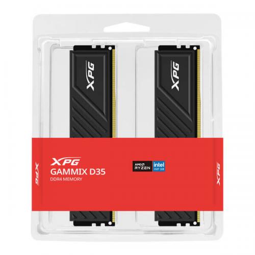 Adata XPG Gammix D35 64GB (32GBx2) DDR4 3200MHz Desktop RAM (Black)