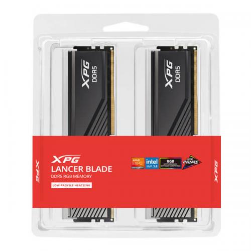 Adata XPG Lancer Blade RGB Series 32GB (16GBx2) DDR5 6000MHz Desktop Ram (Black)