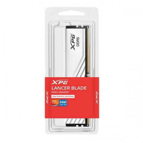 Adata XPG Lancer Blade Series 16GB (16GBx1) DDR5 6000MHz Desktop Ram (White)